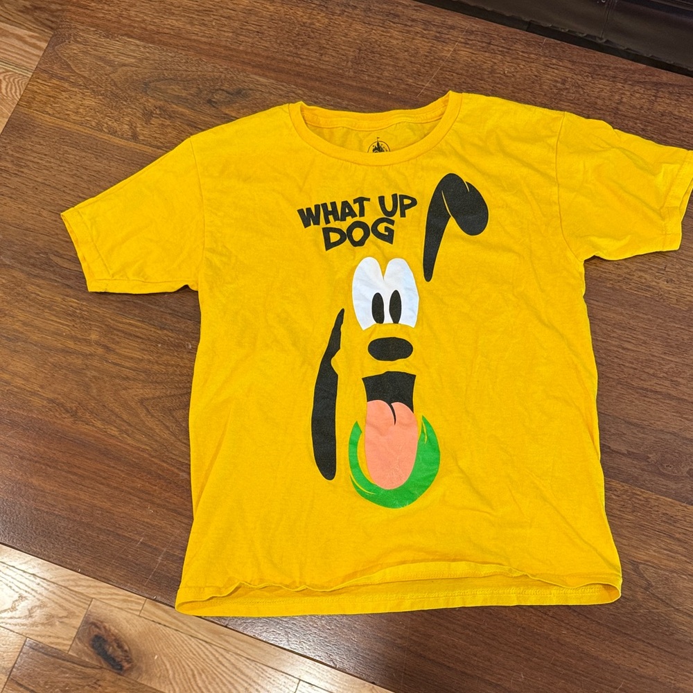 Disney Yellow T-Shirt with Iconic Logo